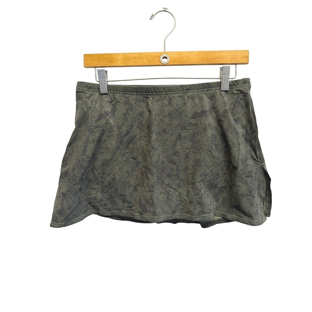 Magic Suit Swim Skirt NWOT Camo Green Size 10 Tummy Control
